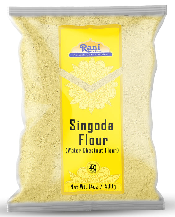 Rani Singoda Flour (Chetsnut Flour) 14oz (400g) ~ All Natural | Vegan | Gluten Friendly | NON-GMO | Kosher | Indian Origin