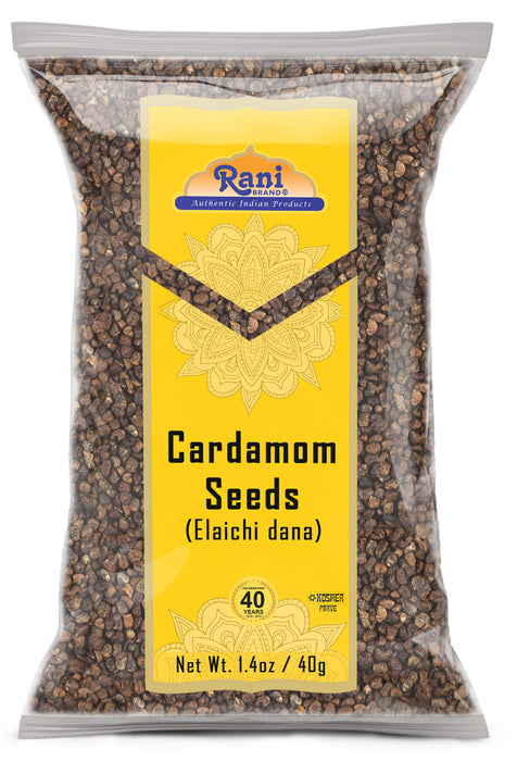 Rani Cardamom (Elachi) Decorticated Seeds Indian Spice 1.4oz (40g) ~ All Natural | Vegan | Gluten Friendly | NON-GMO | Kosher