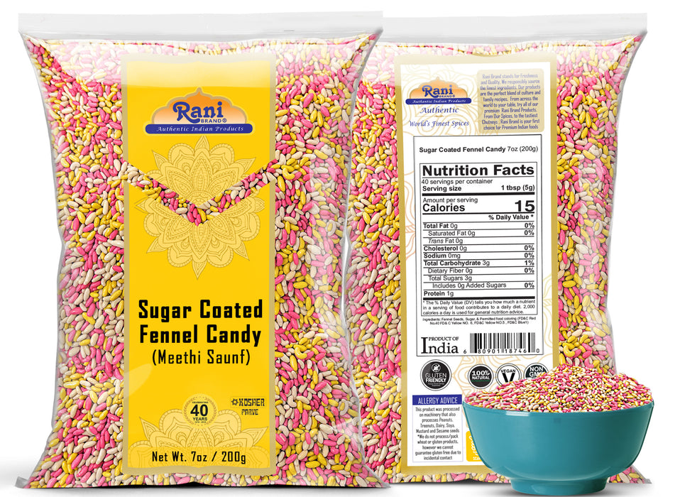 Rani Sugar Coated Fennel Candy {12 Sizes Available}