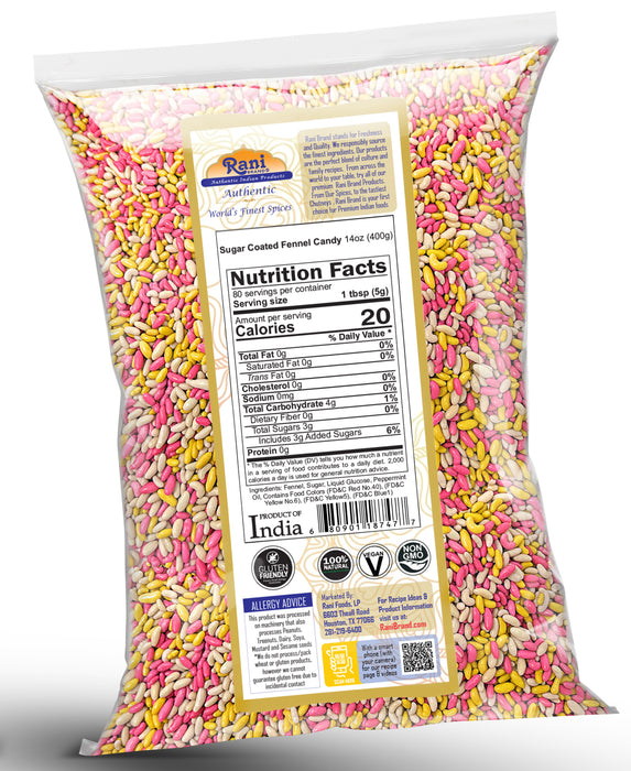 Rani Sugar Coated Fennel Candy {12 Sizes Available}