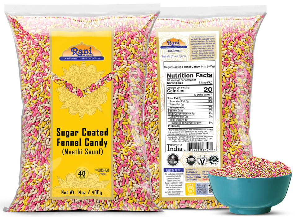 Rani Sugar Coated Fennel Candy {12 Sizes Available}