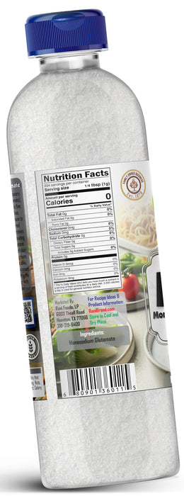 Rani MSG (Monosodium Glutamate) 16oz (1lb) 454g PET Jar ~ Flavor Enhancer, Umami Seasoning, Perfect for stir-frying, roasting, soups | Gluten Friendly | Vegan | NON-GMO | Kosher | Product of USA