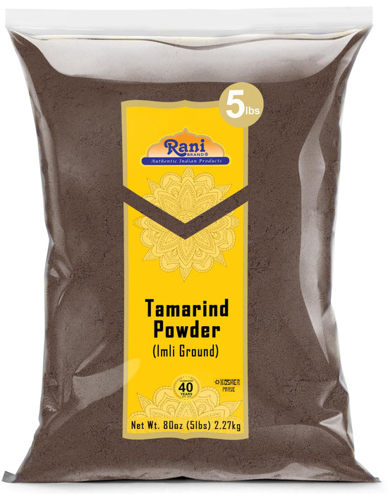 Rani Tamarind Powder (Imli) 80oz (5lbs) 2.27kg Bulk ~ All Natural| No Added Sugar/Salt | Vegan | Gluten Friendly | Kosher | NON-GMO | Indian Origin