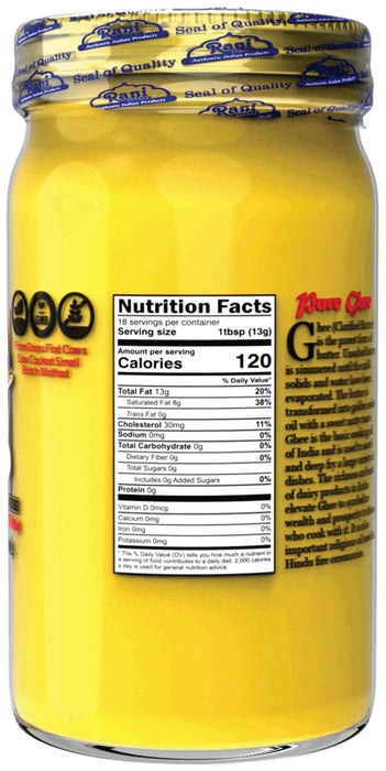 Rani Ghee (Clarified Butter) {3 Sizes Available}