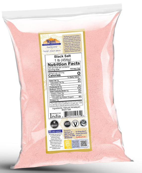 Rani Black Salt (Kala Namak) {11 Sizes Available}