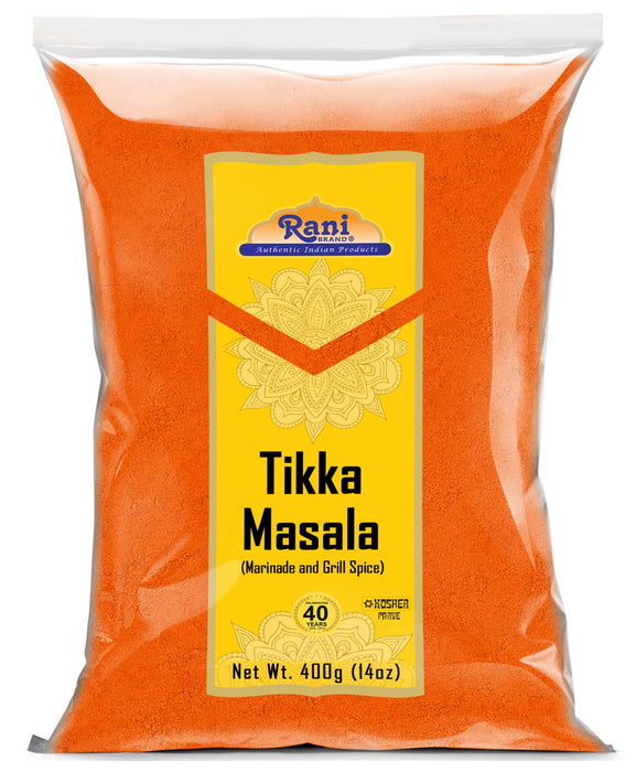 Rani Tikka Masala Indian 7-Spice Blend 14oz (400g) ~ All Natural, Salt-Free | Vegan | No Colors | Gluten Friendly | NON-GMO | Kosher