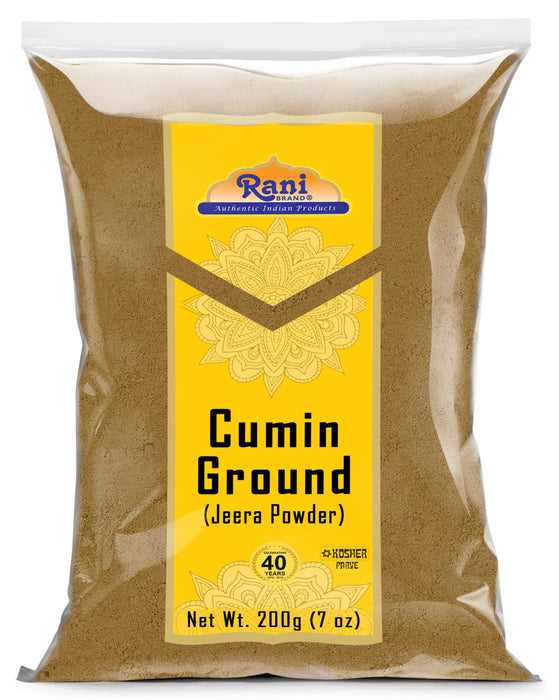 Rani Cumin (Jeera) Powder Spice 200g (7oz) ~ All Natural | Vegan | Gluten Friendly | NON-GMO | Kosher | Indian Origin