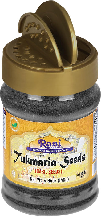 Rani Tukmaria  (Natural Holy Basil Seeds) {4 Sizes Available}
