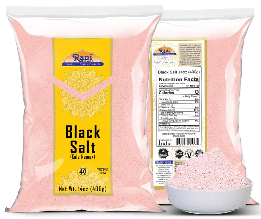 Rani Black Salt (Kala Namak) {11 Sizes Available}