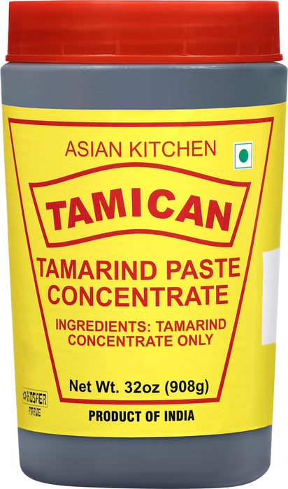 Asian Kitchen Tamarind Concentrate 32oz (2lbs) 908g PET Jar ~ Gluten Free | No Added Sugar | All Natural | Vegan | NON-GMO | Kosher | No Colors | Indian Origin