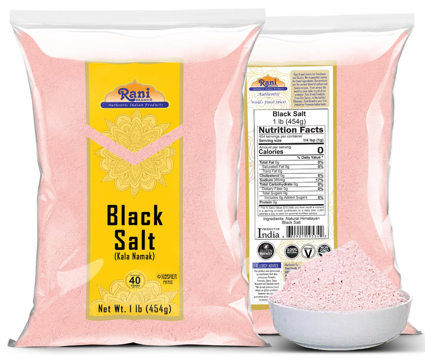 Rani Black Salt (Kala Namak) {11 Sizes Available}