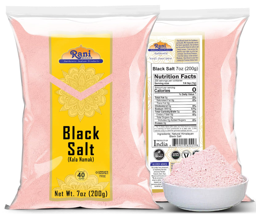 Rani Black Salt (Kala Namak) {11 Sizes Available}