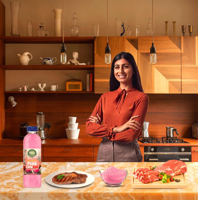 Rani Pink Cure Salt (Special Salt for Curing Meats) 28oz (1.75lbs) 800g PET Jar ~ All Natural | Gluten Friendly | NON-GMO | Kosher | Vegan | Product of USA