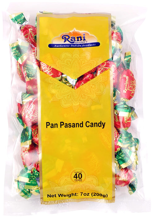 Rani Pan Pasand Candy 7oz (200g) Individually Wrapped ~ Indian Tasty Treats | Vegan | Gluten Friendly | NON-GMO | Indian Origin