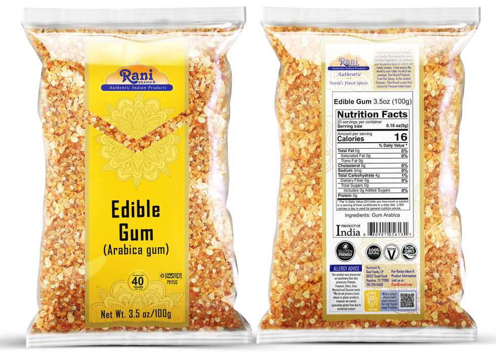 Rani Edible Gum, Arabica & Tragacanth {6 Sizes Available}