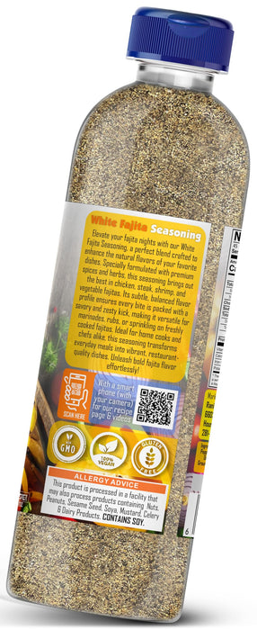 Rani White Fajita Seasoning (Special Blend for Fajitas, Tacos & Dips) 8oz (227g) PET Jar ~ All Natural | Gluten Friendly | NON-GMO | Kosher | Vegan | Product of USA