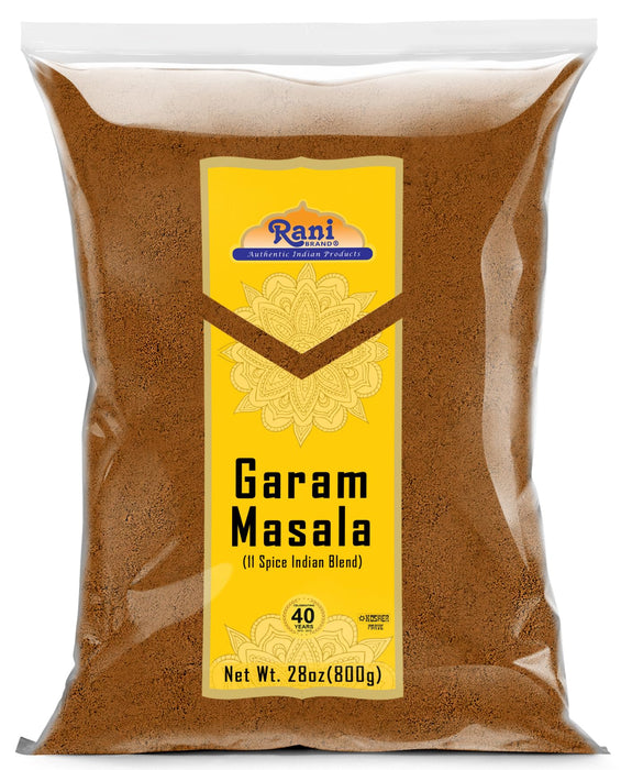 Rani Garam Masala Indian 11-Spice Blend 28oz (800g) ~ All Natural, Salt-Free | Vegan | No Colors | Gluten Friendly | NON-GMO | Kosher | Indian Origin