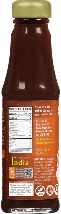 Rani Samosa Chutney (Sweet, Sour & Spicy Dipping Sauce) 7oz (200g) Glass Jar, Ready to eat, Vegan ~ Gluten Free | NON-GMO | Kosher | No Colors | Indian Origin