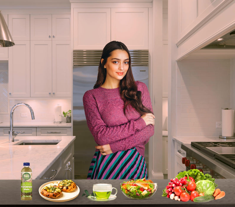 Rani Marjoram Whole (Ideal for Salads, Stews & Meat Dishes) 1.75oz (50g) PET Jar ~ All Natural | Gluten Friendly | NON-GMO | Kosher | Vegan | Product of USA