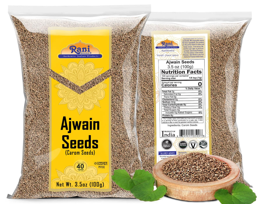 Rani Ajwain Seeds (Carom Bishops Weed) Spice Whole {9 Sizes Available}