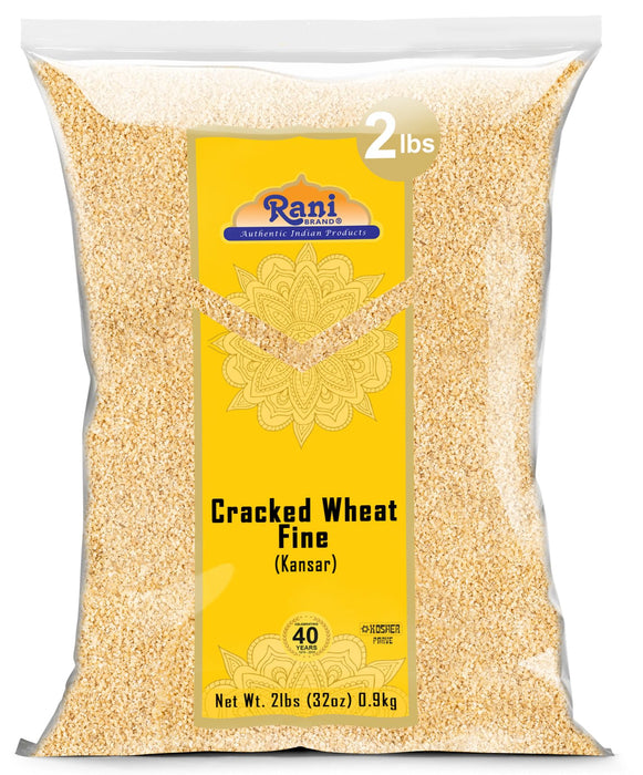 Rani Cracked Wheat Fine (Kansar, Bulgur, Similar to Wheat #1) 32oz (2lbs) 907g ~ All Natural | Vegan | No Colors | NON-GMO | Kosher | Indian Origin