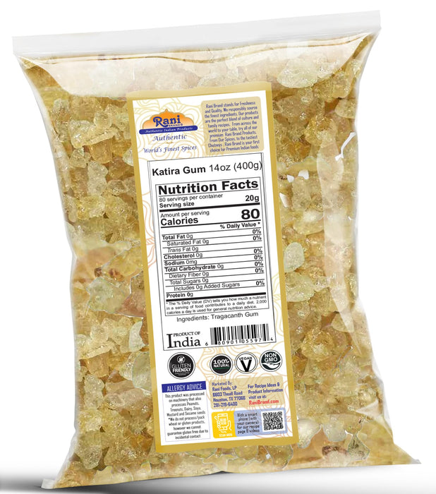 Rani Edible Gum, Arabica & Tragacanth {6 Sizes Available}