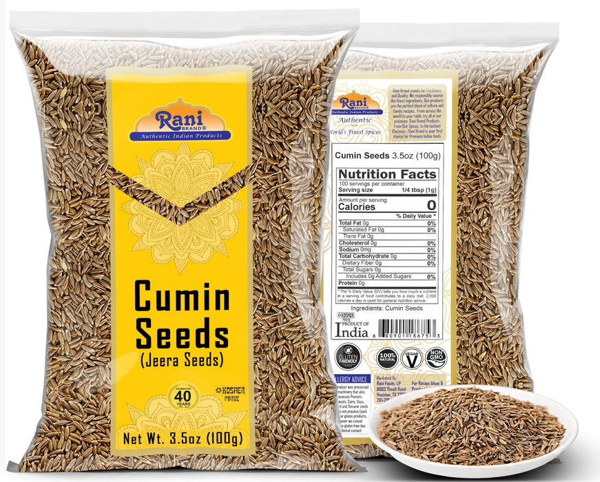 Rani Cumin Seeds Poly {5 Sizes Available}