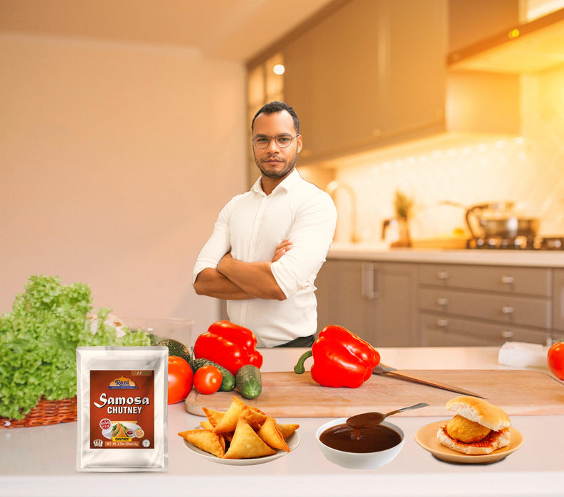 Rani Samosa Chutney (Sweet, Sour & Spicy Dipping Sauce) 35oz (2.2lbs) 1kg Bulk, Ready to eat, Vegan ~ Gluten Free | NON-GMO | No Colors | Indian Origin