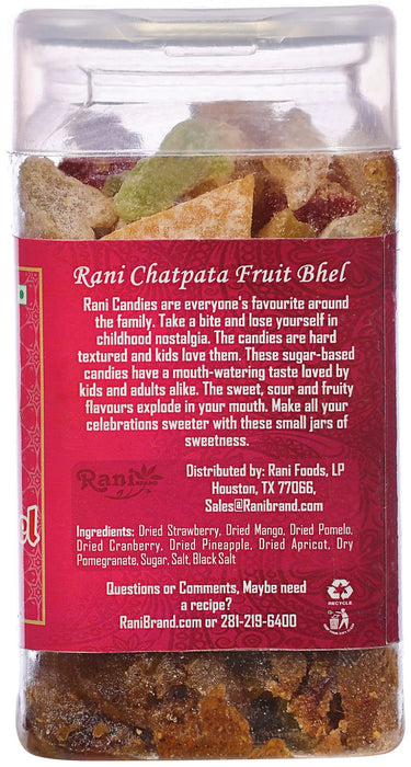 Rani Chatpata Fruit Bhel 5.25oz (150g) Vacuum Sealed, Easy Open Top, Resealable Container ~ Indian Tasty Treats | Vegan | Gluten Friendly | NON-GMO | Indian Origin