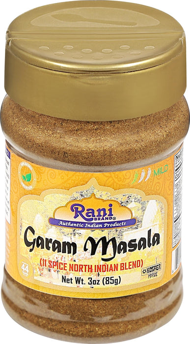Rani Garam Masala Indian 11 Spice Blend 3oz (85g) Salt Free ~ All Natural | Vegan | Gluten Friendly | NON-GMO | No Colors | Kosher | Indian Origin