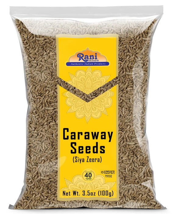 Rani Caraway Seeds Spice 3.5oz (100g) Natural ~ Gluten Friendly | NON-GMO | Kosher | Vegan | Indian Origin