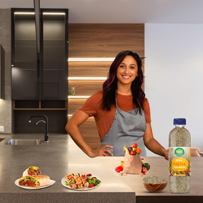 Rani White Fajita Seasoning (Special Blend for Fajitas, Tacos & Dips) 20oz (1.25lbs) 567g PET Jar ~ All Natural | Gluten Friendly | NON-GMO | Kosher | Vegan | Product of USA