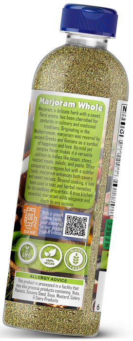 Rani Marjoram Whole (Ideal for Salads, Stews & Meat Dishes) 1.75oz (50g) PET Jar ~ All Natural | Gluten Friendly | NON-GMO | Kosher | Vegan | Product of USA