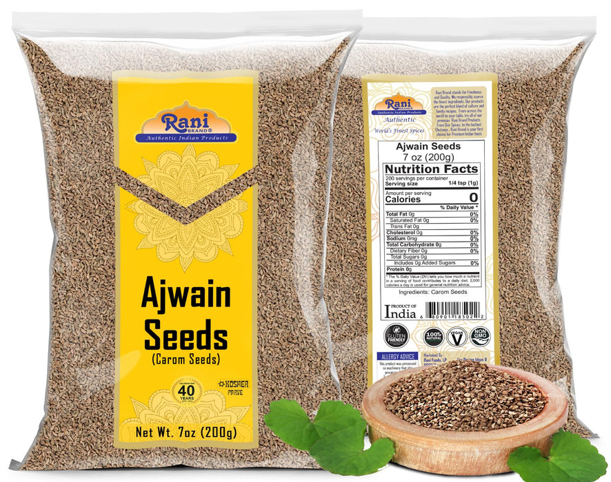 Rani Ajwain Seeds (Carom Bishops Weed) Spice Whole {9 Sizes Available}