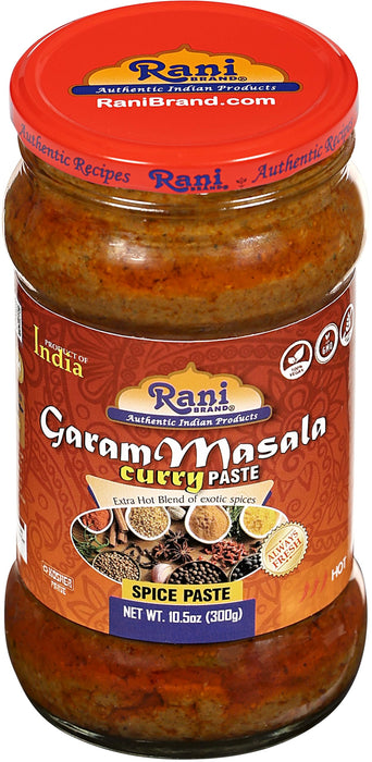 Rani Garam Masala Curry Spice Paste 10.5oz (300g) Glass Jar, Pack of 5+1 FREE ~ No Colors | NON-GMO | Kosher | Vegan | Gluten Free | Indian Origin