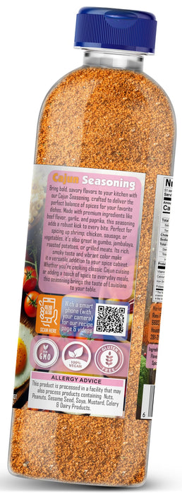 Rani Louisiana Cajun Seasoning (Special Blend for Soup or Gravies) 9oz (255g) PET Jar ~ All Natural | Gluten Friendly | NON-GMO | Kosher | Vegan | Product of USA