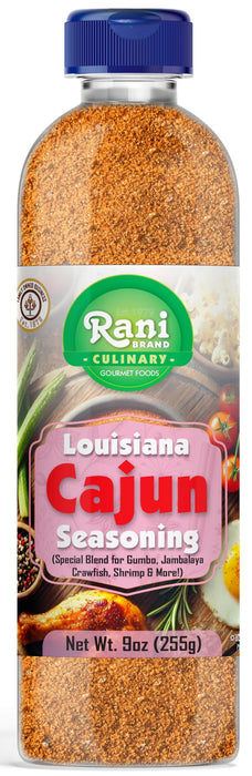 Rani Louisiana Cajun Seasoning (Special Blend for Soup or Gravies) 9oz (255g) PET Jar ~ All Natural | Gluten Friendly | NON-GMO | Kosher | Vegan | Product of USA
