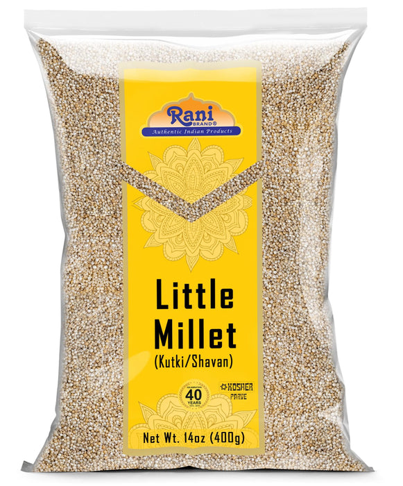 Rani Little Millet (Panicum Sumatrense) Whole Ancient Grain Seeds 14oz (400g) ~ All Natural | Gluten Friendly | NON-GMO | Kosher | Vegan | Indian Origin