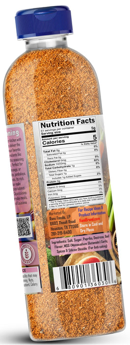 Rani Louisiana Cajun Seasoning (Special Blend for Soup or Gravies) 9oz (255g) PET Jar ~ All Natural | Gluten Friendly | NON-GMO | Kosher | Vegan | Product of USA