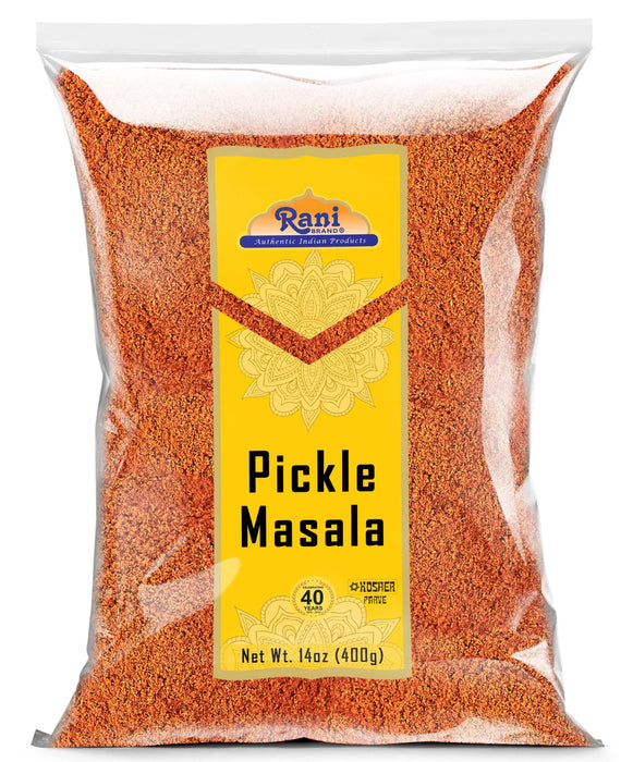 Rani Pickle (Achar) Masala Natural Indian Spice Blend 14oz (400g) ~ All Natural | Vegan | Gluten Friendly | NON-GMO | Kosher | No colors | Indian Origin