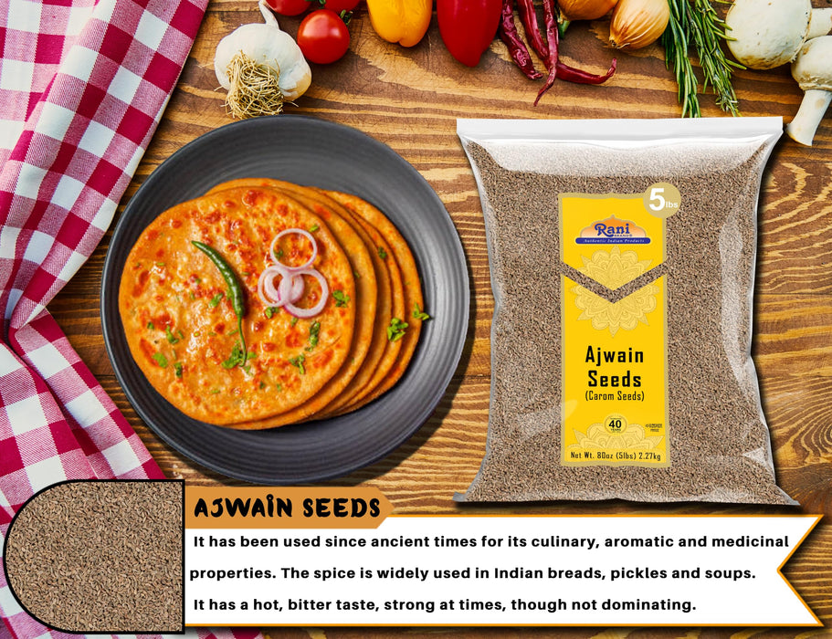 Rani Ajwain Seeds (Carom Bishops Weed) Spice Whole {9 Sizes Available}