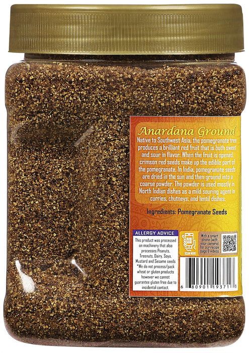 Rani Anardana (Pomegranate) Ground, Indian Spice 16oz (1lb) 454g PET Jar ~ All Natural | No Color | Gluten Friendly | Vegan | NON-GMO | Kosher | No Salt or fillers