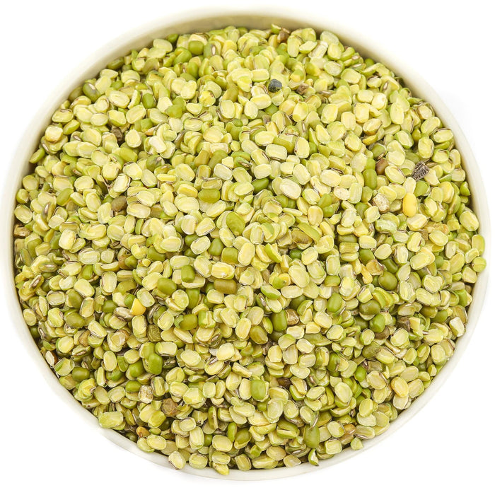 Rani Moong Split (Split Mung Beans with Skin) Lentils Indian 128oz (8lbs) 3.63kg Bulk ~ All Natural | Gluten Friendly | Non-GMO | Kosher | Vegan | Indian Origin