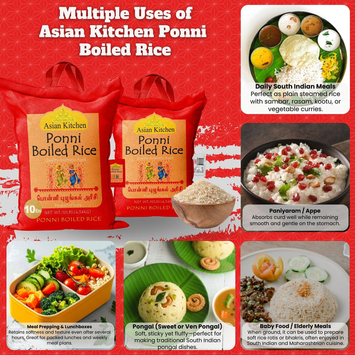 Asian Kitchen Ponni Rice {6 Sizes Available}