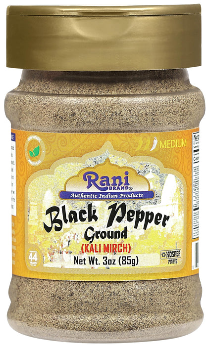 Rani Black Pepper Fine Grind {7 Sizes Available}