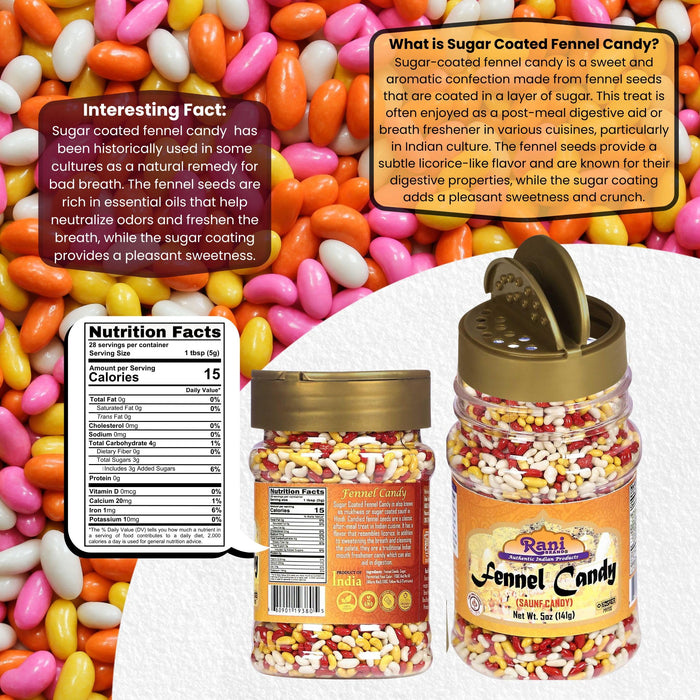 Rani Sugar Coated Fennel Candy {12 Sizes Available}