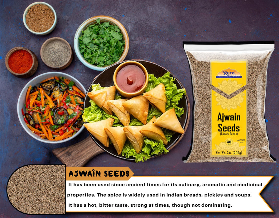 Rani Ajwain Seeds (Carom Bishops Weed) Spice Whole {9 Sizes Available}
