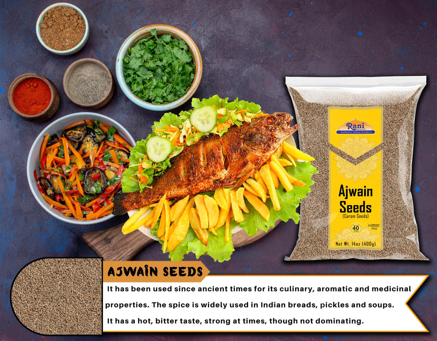 Rani Ajwain Seeds (Carom Bishops Weed) Spice Whole {9 Sizes Available}