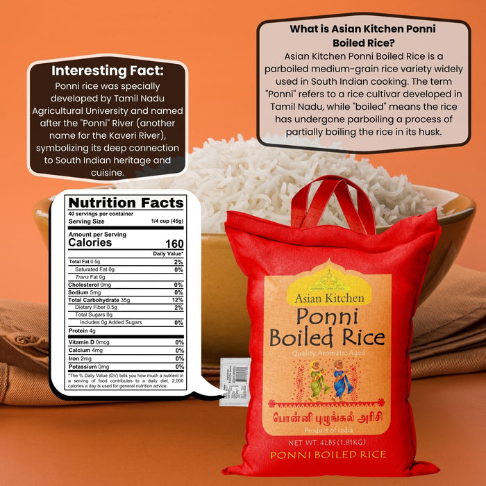 Asian Kitchen Ponni Rice {6 Sizes Available}