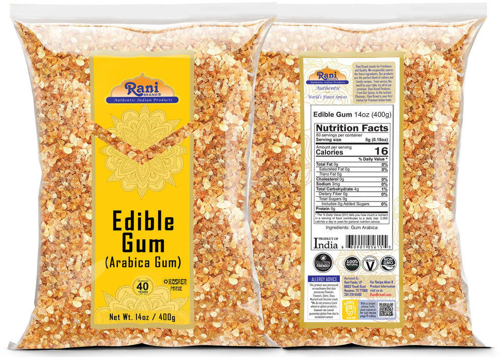 Rani Edible Gum, Arabica & Tragacanth {6 Sizes Available}